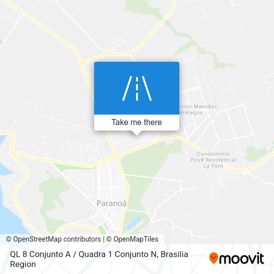 QL 8 Conjunto A / Quadra 1 Conjunto N map