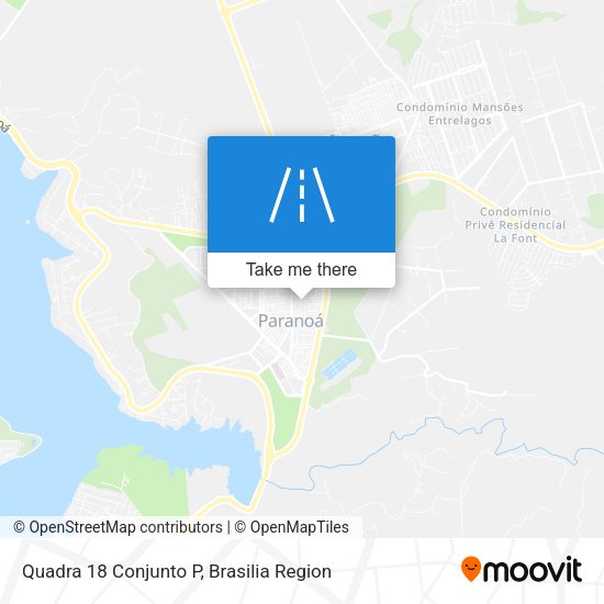 Quadra 18 Conjunto P map