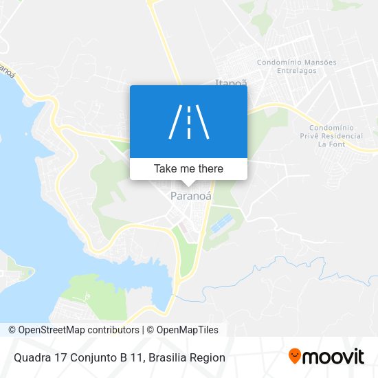 Quadra 17 Conjunto B 11 map