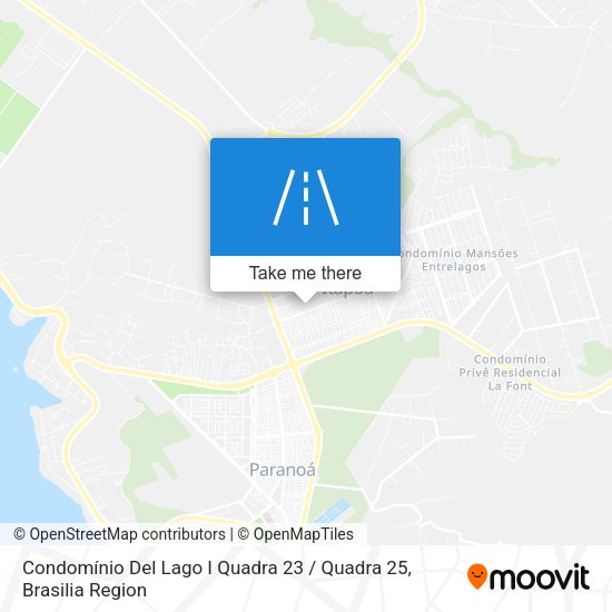 Condomínio Del Lago I Quadra 23 / Quadra 25 map
