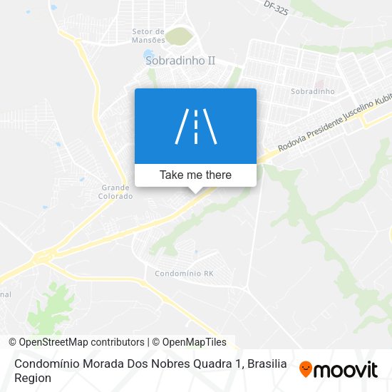 Condomínio Morada Dos Nobres Quadra 1 map