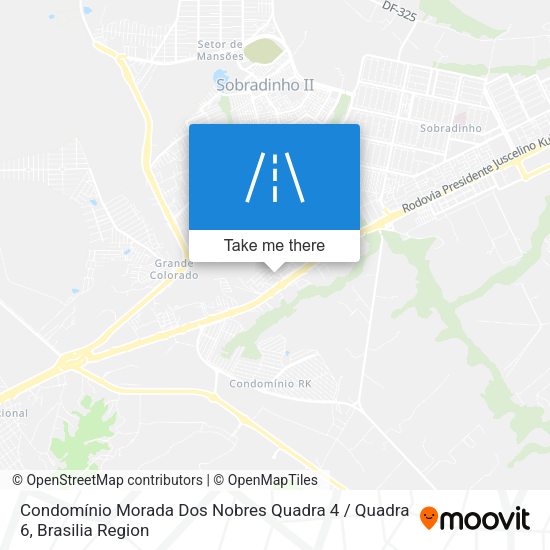 Condomínio Morada Dos Nobres Quadra 4 / Quadra 6 map