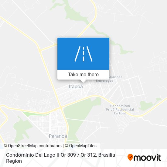 Condomínio Del Lago II Qr 309 / Qr 312 map