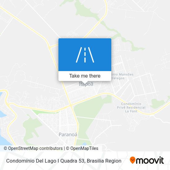Condomínio Del Lago I Quadra 53 map