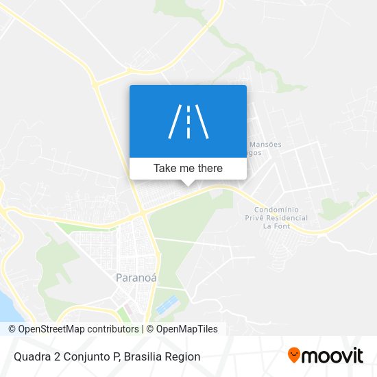Quadra 2 Conjunto P map