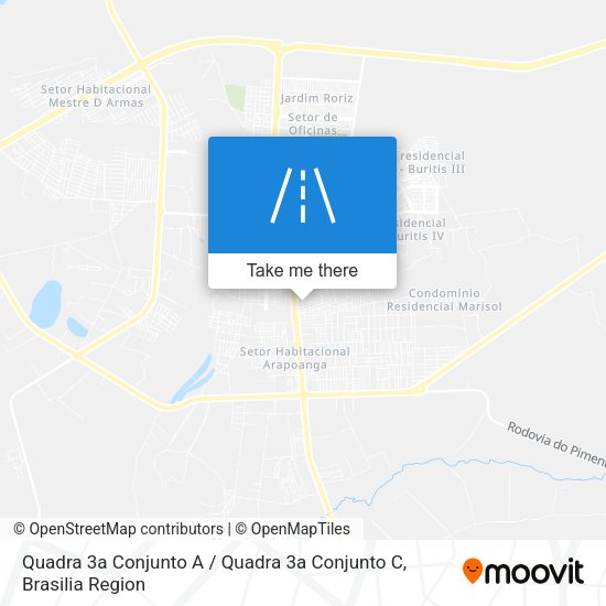 Quadra 3a Conjunto A / Quadra 3a Conjunto C map