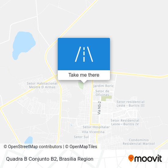 Quadra B Conjunto B2 map