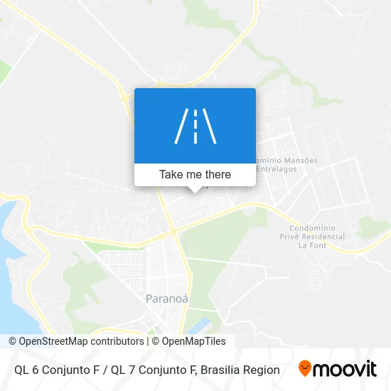 QL 6 Conjunto F / QL 7 Conjunto F map