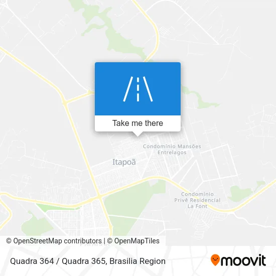 Quadra 364 / Quadra 365 map