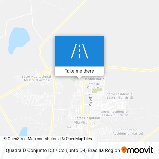 Quadra D Conjunto D3 / Conjunto D4 map