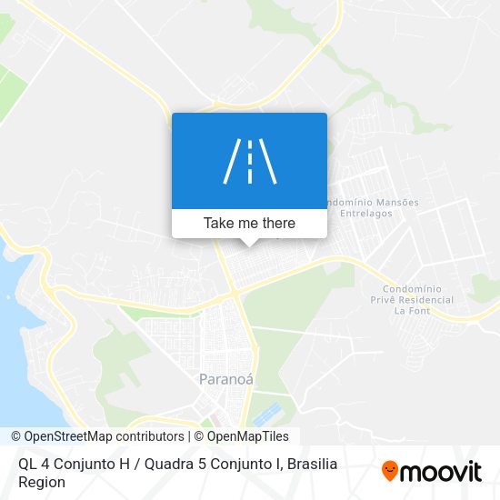 QL 4 Conjunto H / Quadra 5 Conjunto I map
