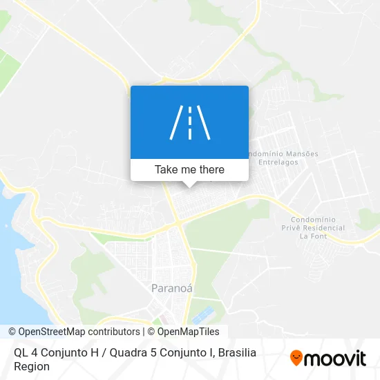 QL 4 Conjunto H / Quadra 5 Conjunto I map