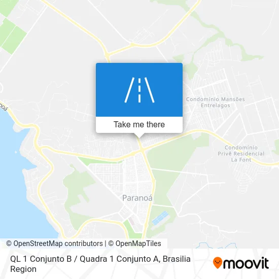 QL 1 Conjunto B / Quadra 1 Conjunto A map