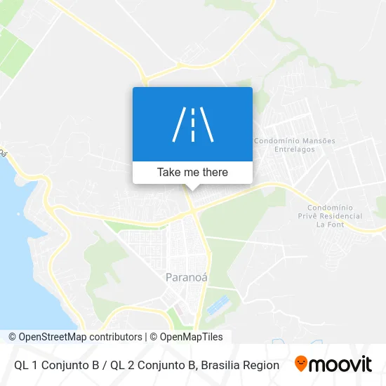 QL 1 Conjunto B / QL 2 Conjunto B map