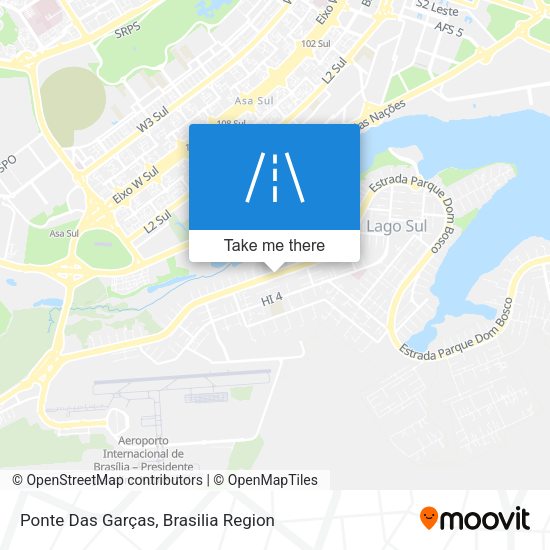 Ponte Das Garças map