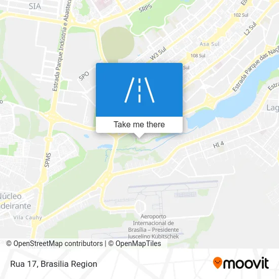 Rua 17 map