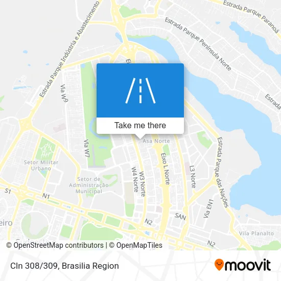 Cln 308/309 map