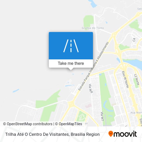 Trilha Até O Centro De Visitantes map