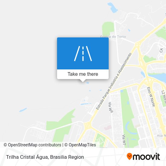 Trilha Cristal Água map