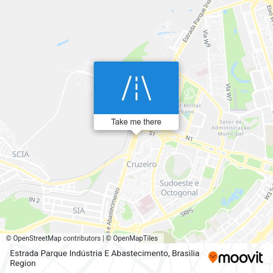 Estrada Parque Indústria E Abastecimento map
