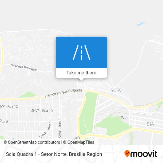 Scia Quadra 1 - Setor Norte map