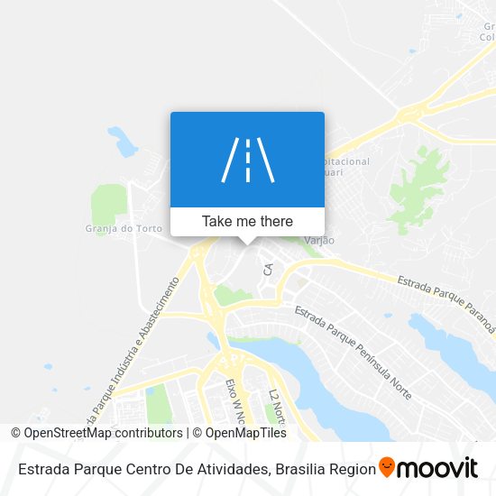 Estrada Parque Centro De Atividades map