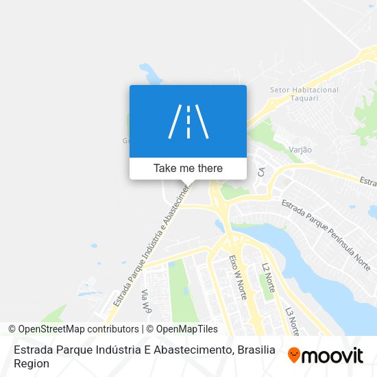 Estrada Parque Indústria E Abastecimento map