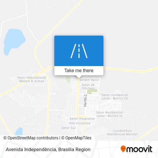 Avenida Independência map