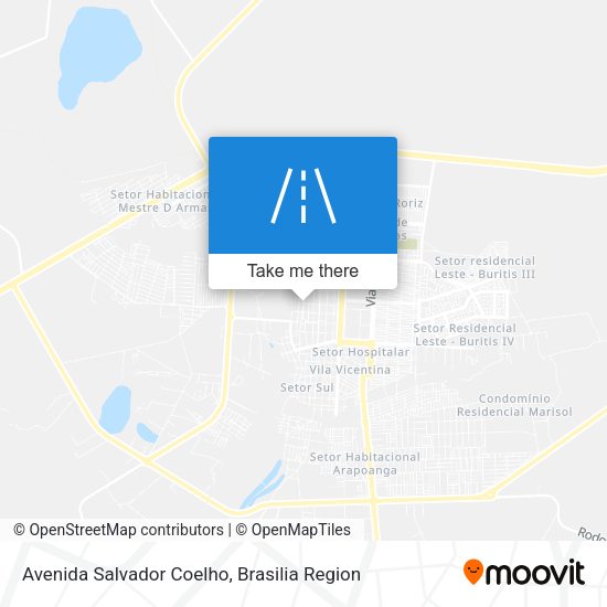 Avenida Salvador Coelho map