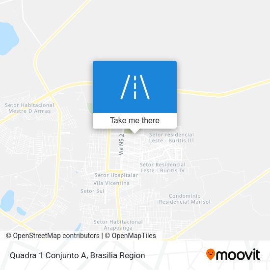Quadra 1 Conjunto A map