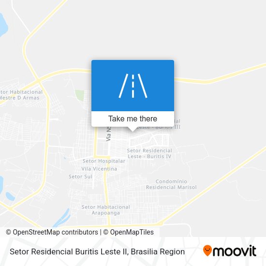 Setor Residencial Buritis Leste II map