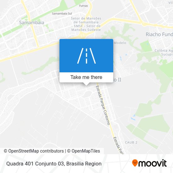Quadra 401 Conjunto 03 map