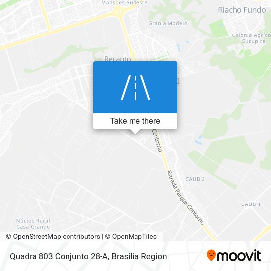Quadra 803 Conjunto 28-A map