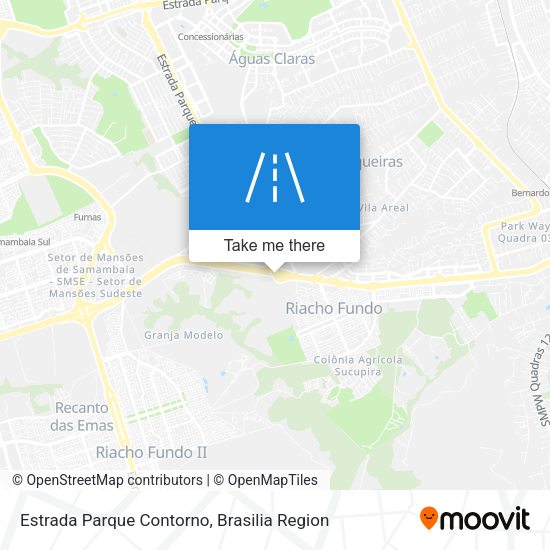Estrada Parque Contorno map