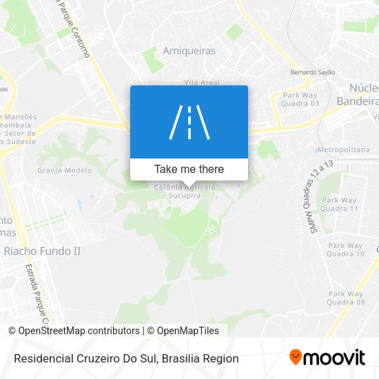 Residencial Cruzeiro Do Sul map