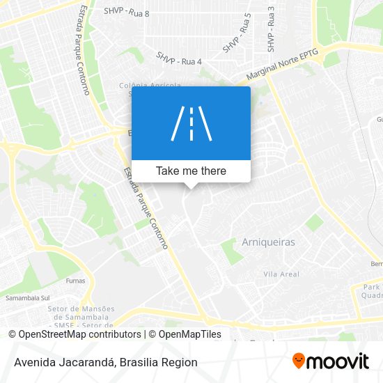 Avenida Jacarandá map