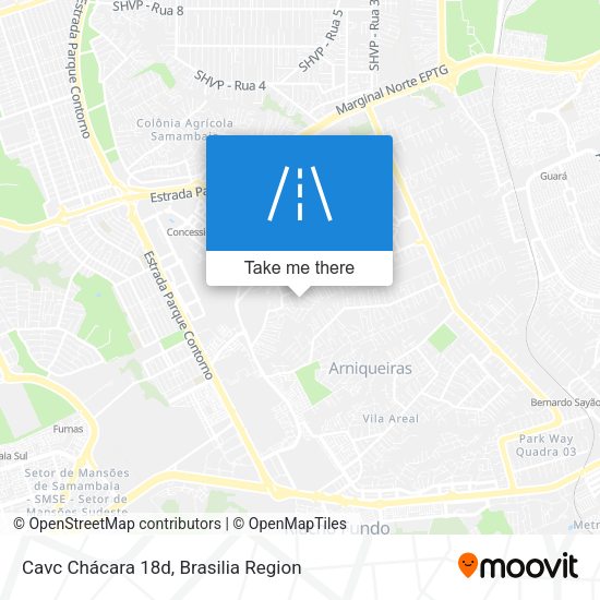 Cavc Chácara 18d map