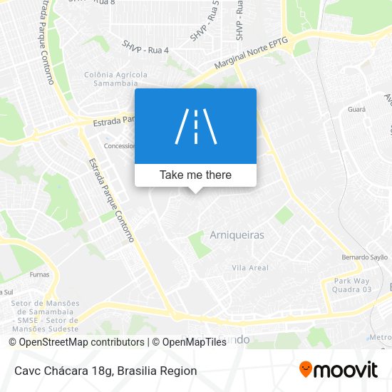 Cavc Chácara 18g map