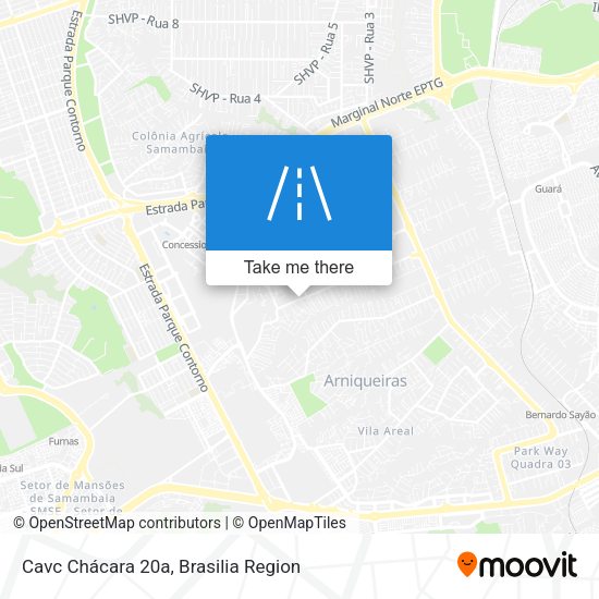 Cavc Chácara 20a map
