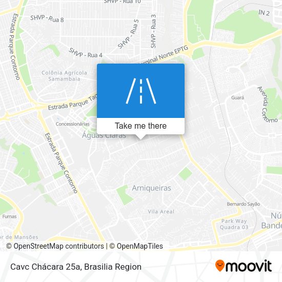 Cavc Chácara 25a map