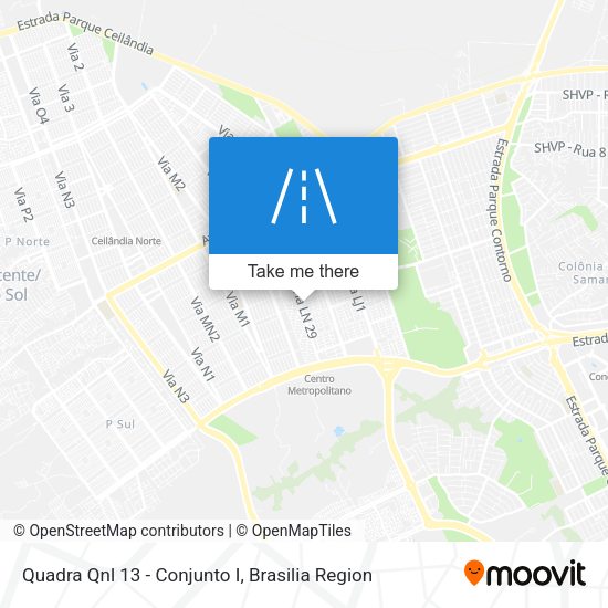 Quadra Qnl 13 - Conjunto I map