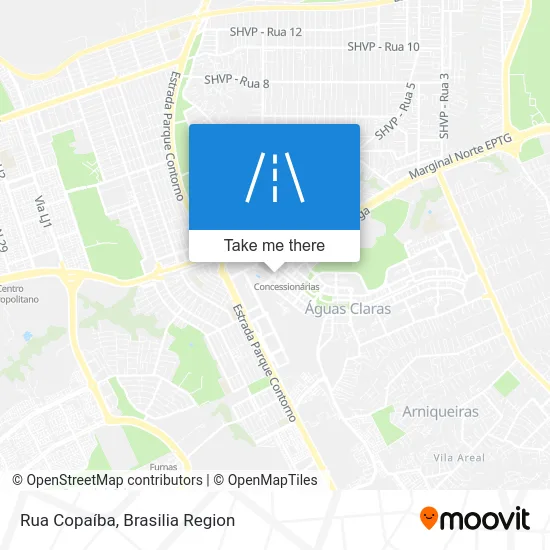 Rua Copaíba map