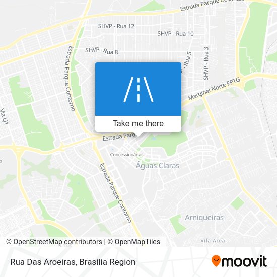 Rua Das Aroeiras map