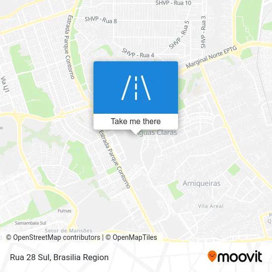 Rua 28 Sul map