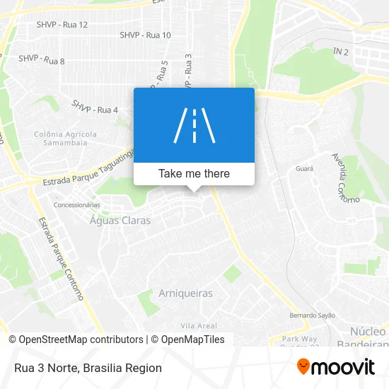 Rua 3 Norte map