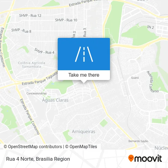 Rua 4 Norte map