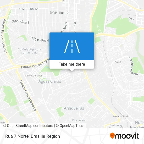 Rua 7 Norte map