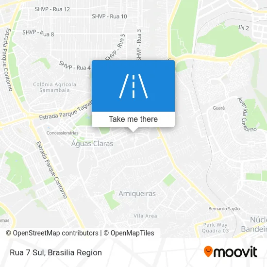 Rua 7 Sul map