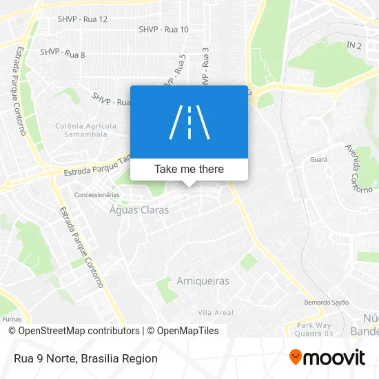 Rua 9 Norte map