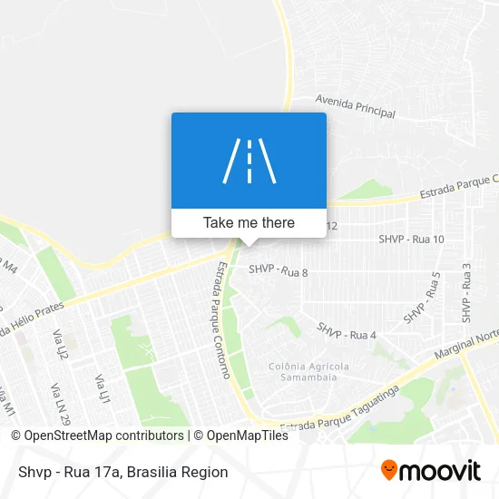 Shvp - Rua 17a map